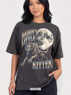 Daddys Little Kitten Classic Tee | Werewolf Moon | Fantasy Art