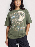 Daddys Little Kitten Classic Tee | Werewolf Moon | Fantasy Art