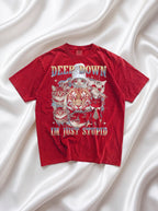 Deep Down Im Just Stupid Classic Tee | Tiger Cat | Galaxy Meme