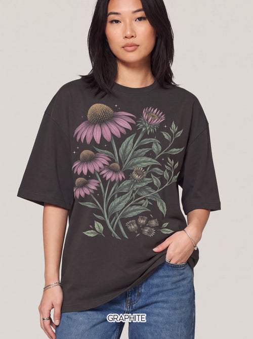 Botanical Floral Garden Classic Tee | Vintage Illustration
