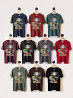 Trippy Space Frog Classic Tee | Cosmic Full Moon | Psychedelic