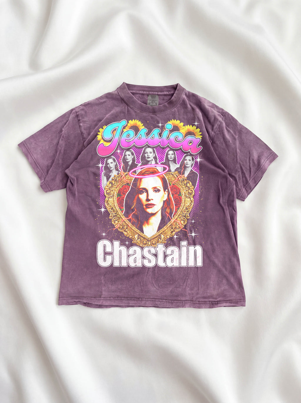 Jessica Chastain Classic Tee | 90s Graphic | Bootleg Style