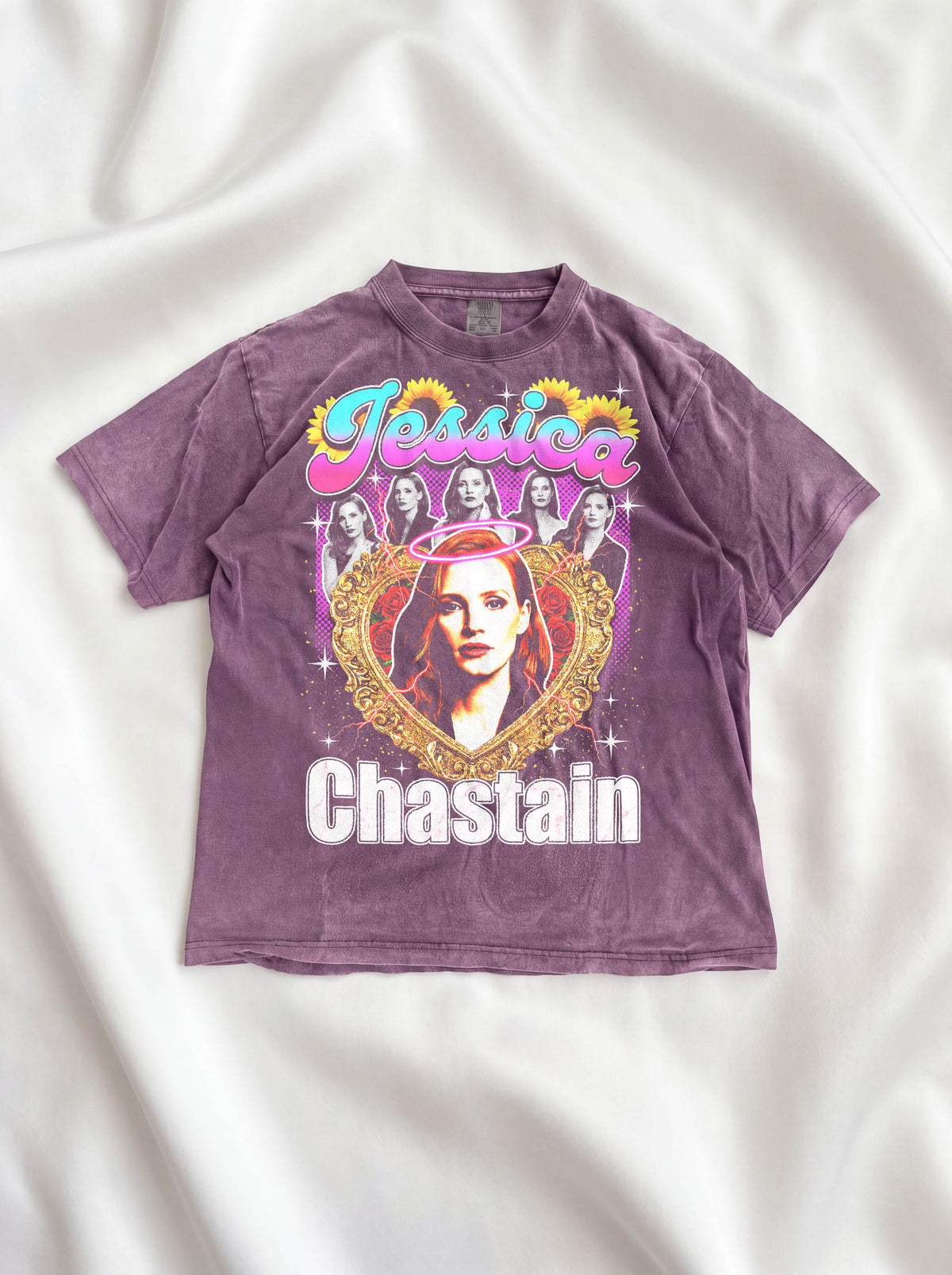 Jessica Chastain Classic Tee | 90s Graphic | Bootleg Style