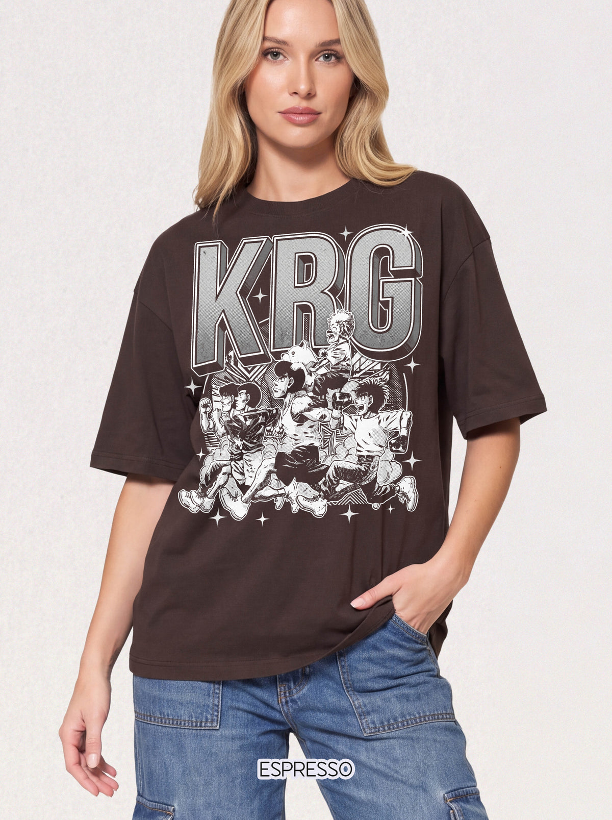 Retro Boxing Fighter T-Shirt - 90s Vintage Anime Graphic Tee