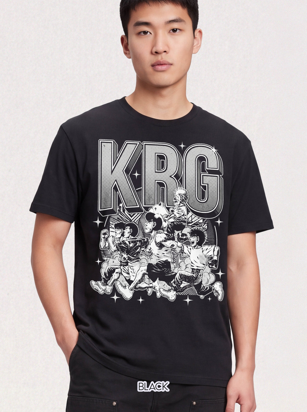 Retro Boxing Fighter Classic Tee | 90s Vintage | Anime Gift