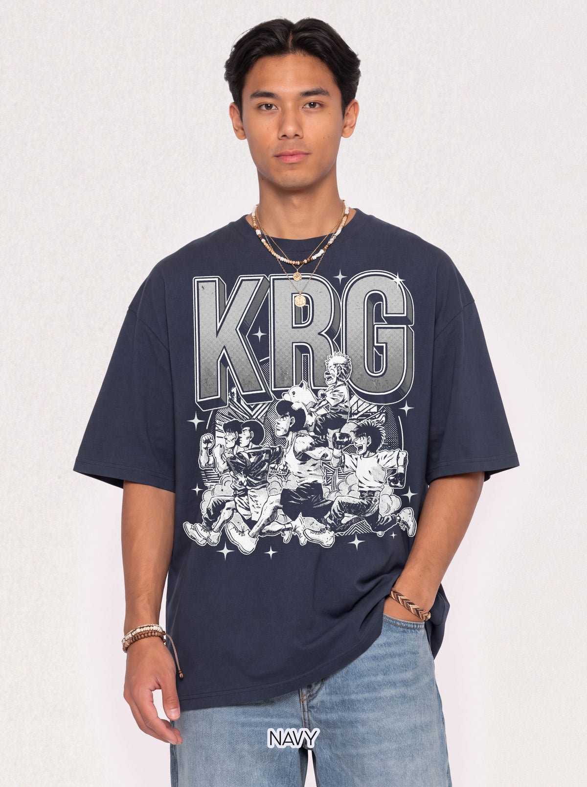 Retro Boxing Fighter Classic Tee | 90s Vintage | Anime Gift