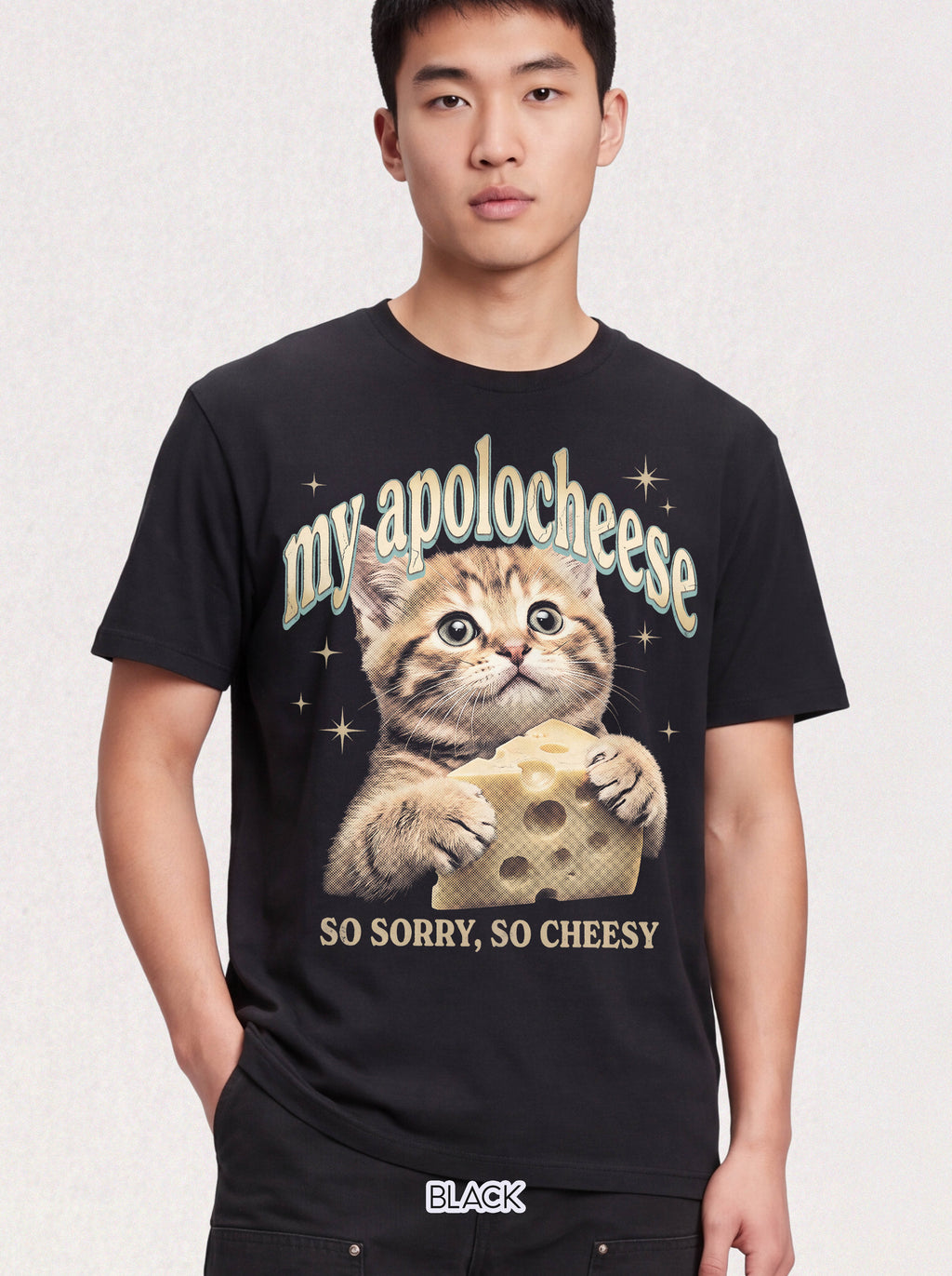 My Apolocheese Cat Classic T-Shirt | Cute Pun Graphic Tee