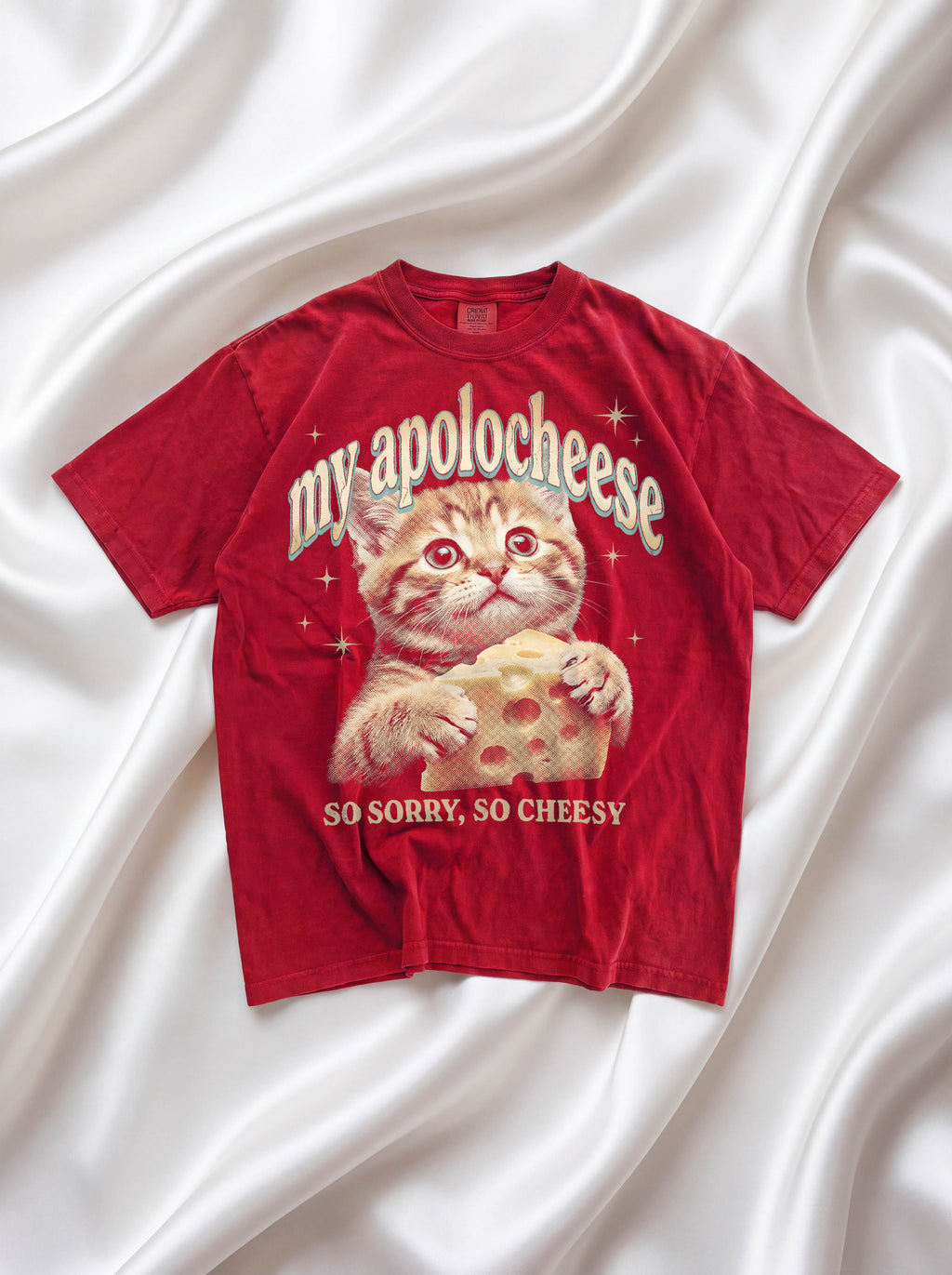 My Apolocheese Cat Classic Tee | Cute Swiss Cheese | Retro Pun