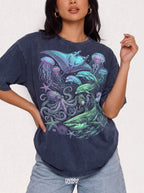 Deep Sea Ocean Creatures Classic Tee | Neon Vintage | Marine Life