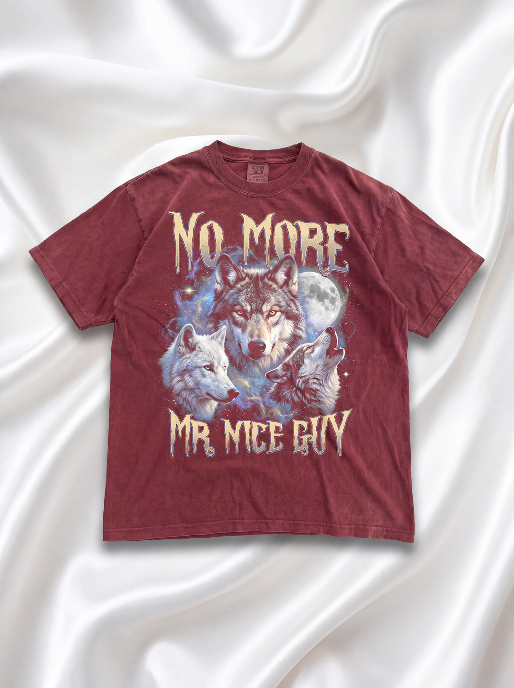 NO MORE MR. NICE GUY Classic Tee | Wolves | Cosmic Space