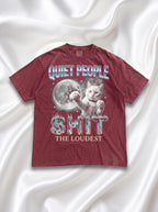 Quiet People Shit The Loudest Classic Tee | White Cat Space