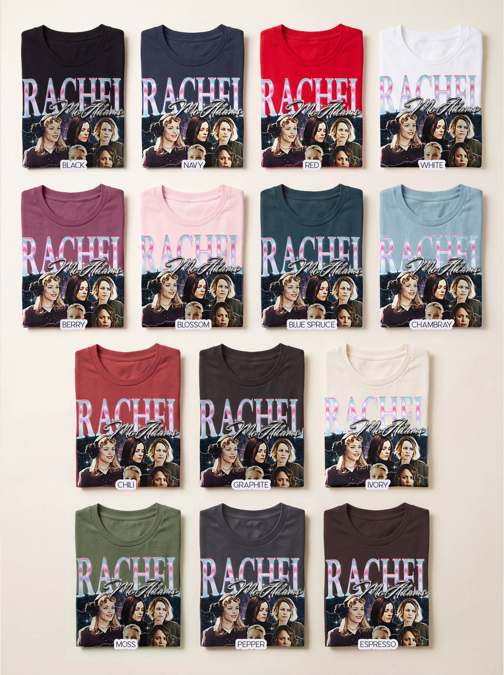 R4ch3l Mc4d4ms Classic Tee | Vintage Shirt | Retro 90s