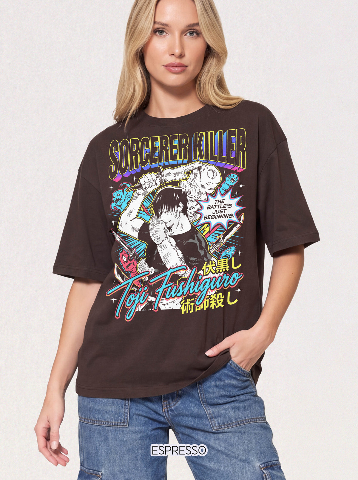 Sorcerer Killer Classic Tee | Magic Hunter | Retro Anime Gift