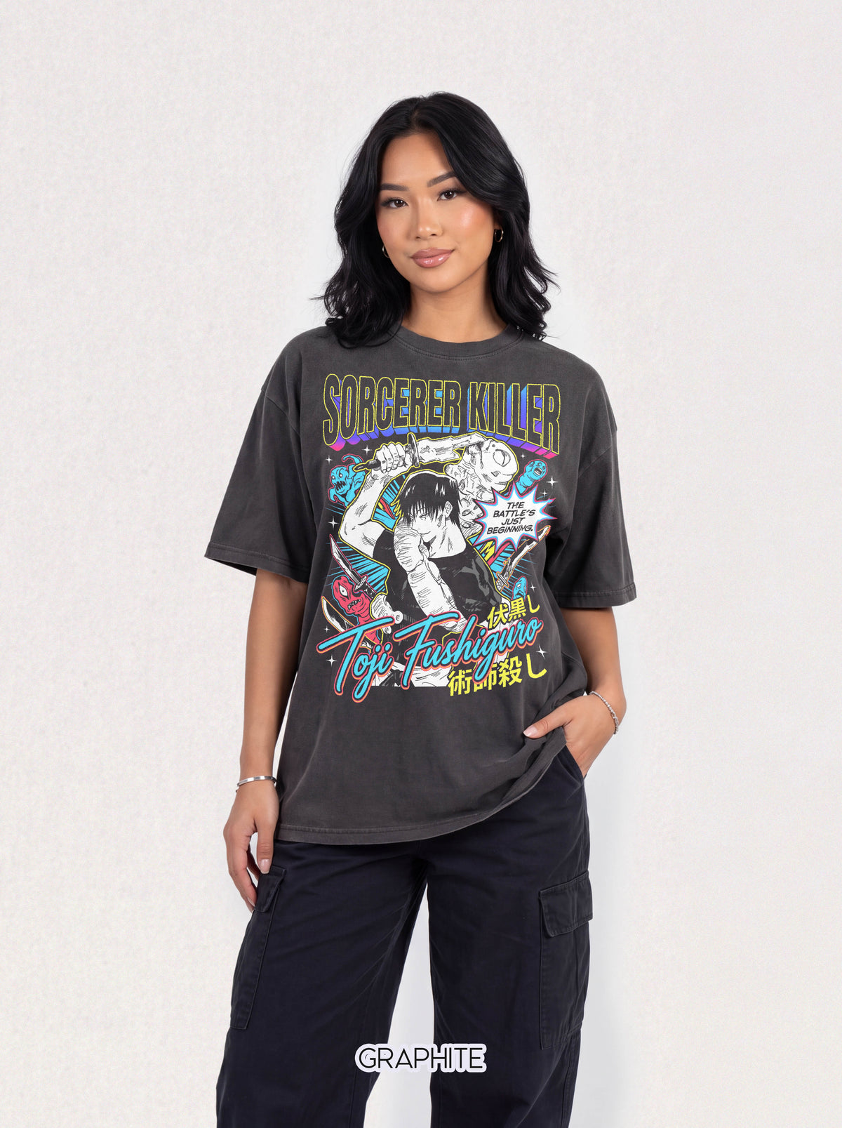 Sorcerer Killer Classic Tee | Magic Hunter | Retro Anime Gift