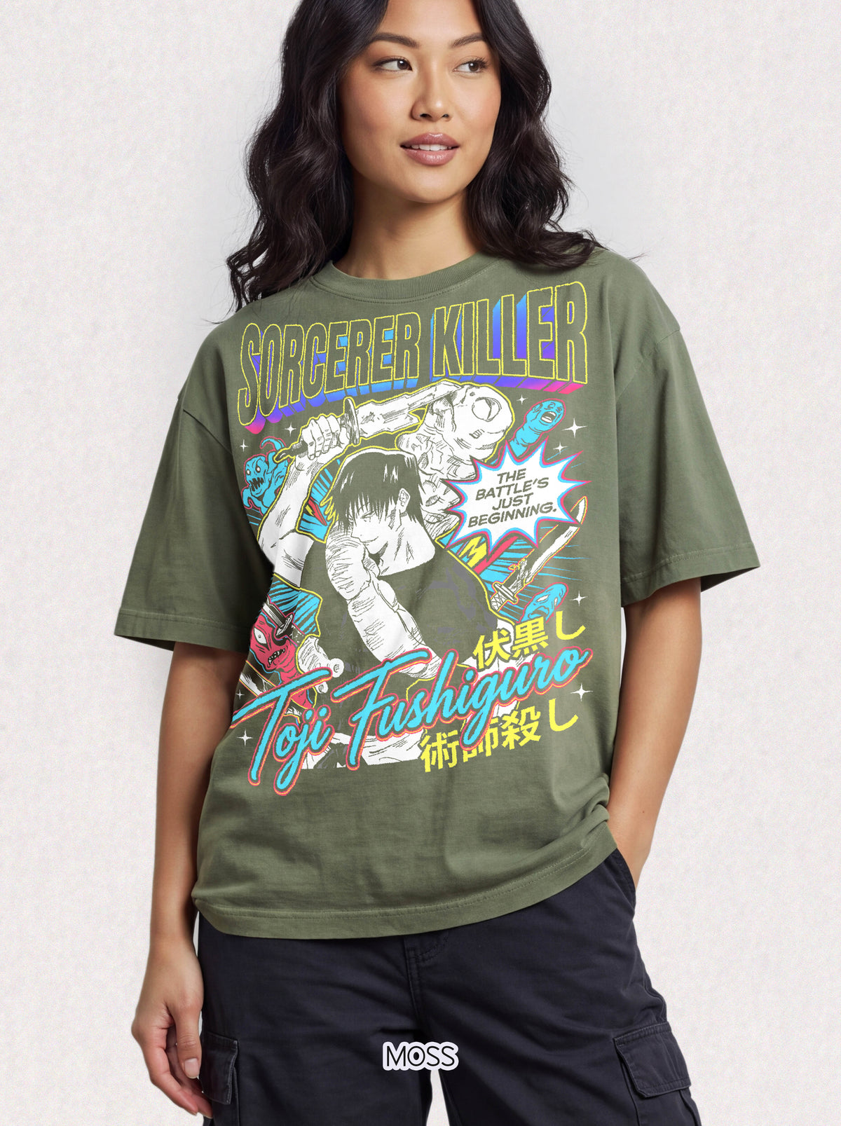 Sorcerer Killer Classic Tee | Magic Hunter | Retro Anime Gift