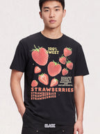 100% Sweet Strawberries Classic Tee | Healthy Fruit Art