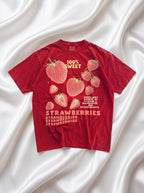 100% Sweet Strawberries Classic Tee | Healthy Fruit Art