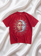 Sun Moon Celestial Faces Classic Tee | Vintage Astrology