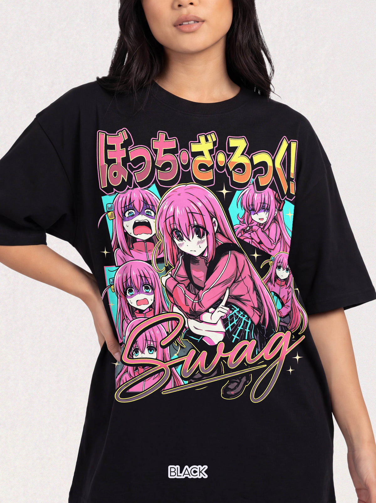 Pink Hair Anime Girl Classic Tee | Y2K Kawaii | Retro Gift