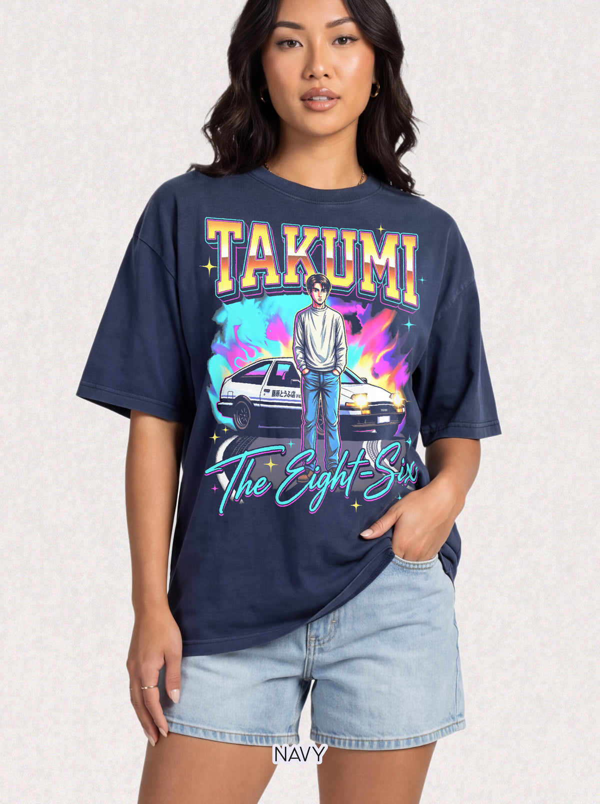 The Eight Six Trueno T-Shirt - 90s JDM Drift Car Graphic Tee