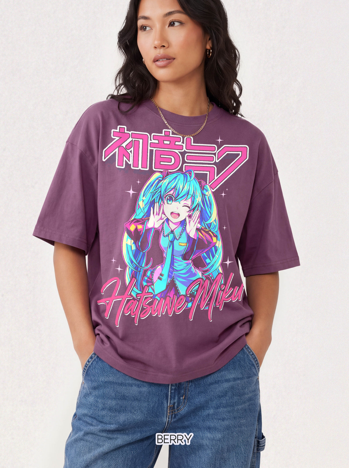 Teal Twin Tail Virtual Singer Classic Tee | Kawaii Anime Pop