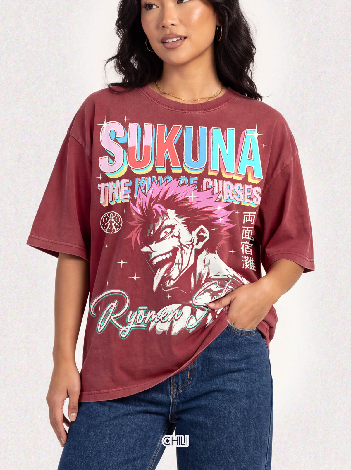 The King Of Curses Classic Tee | Retro Anime | Manga Villain