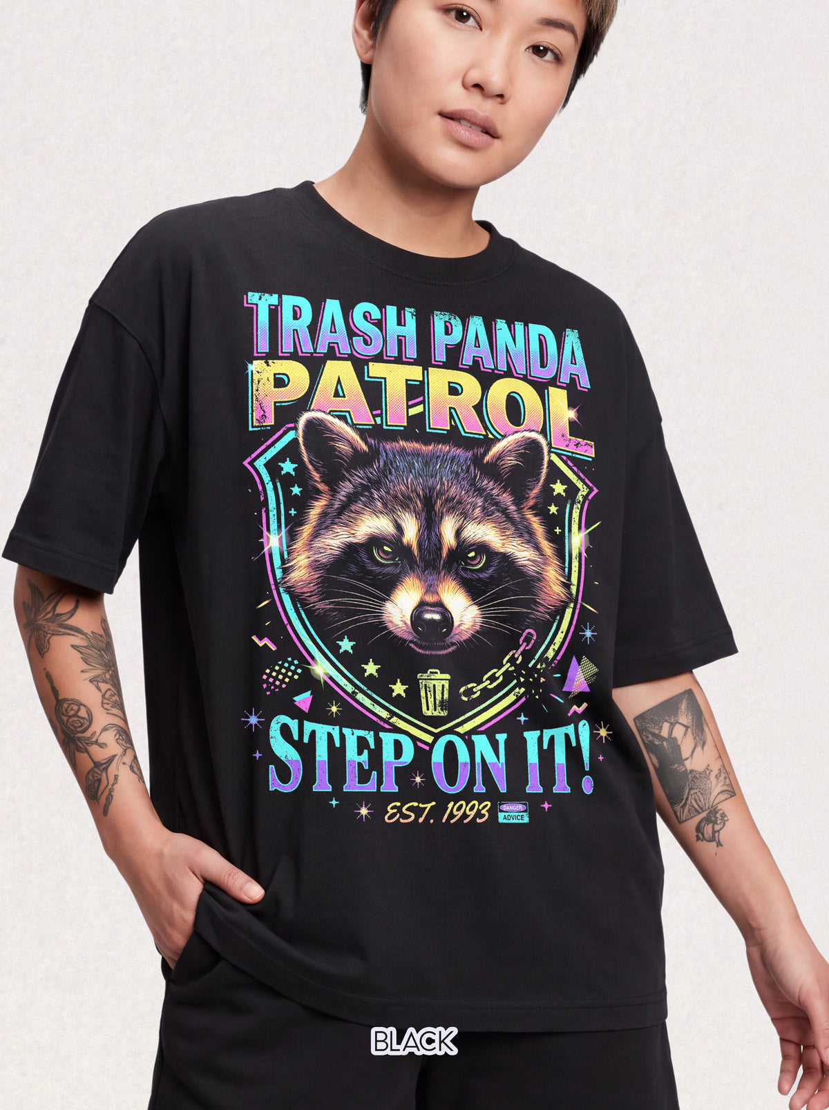 Trash Panda Patrol Step On It Classic Tee | 1993 Vintage Gift