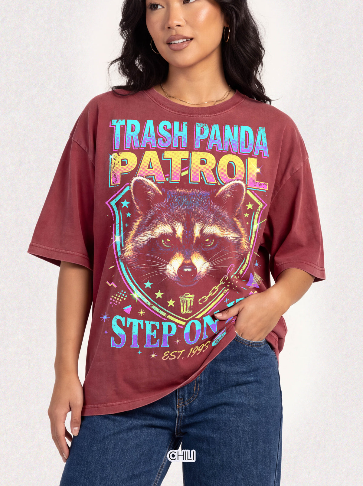 Trash Panda Patrol Step On It Classic Tee | 1993 Vintage Gift