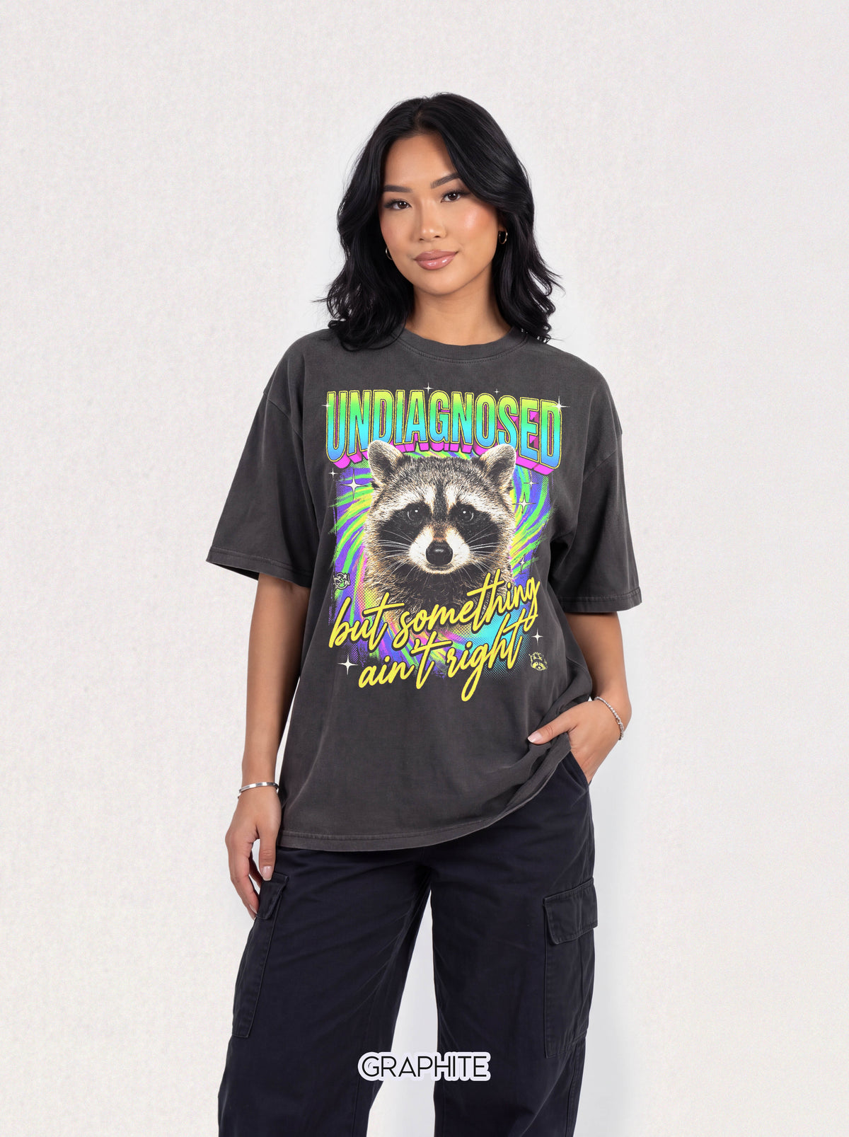 Undiagnosed Something Aint Right Classic Tee | Funny Raccoon
