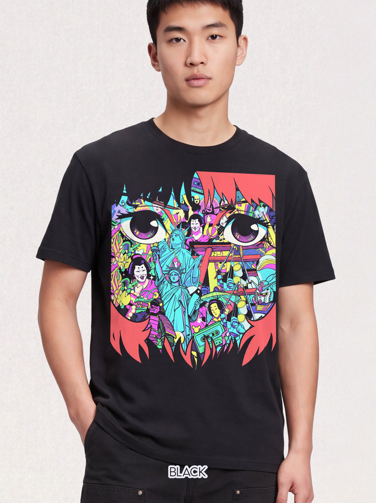 Retro Mecha Robot T-Shirt - 90s Vintage Anime Graphic Tee