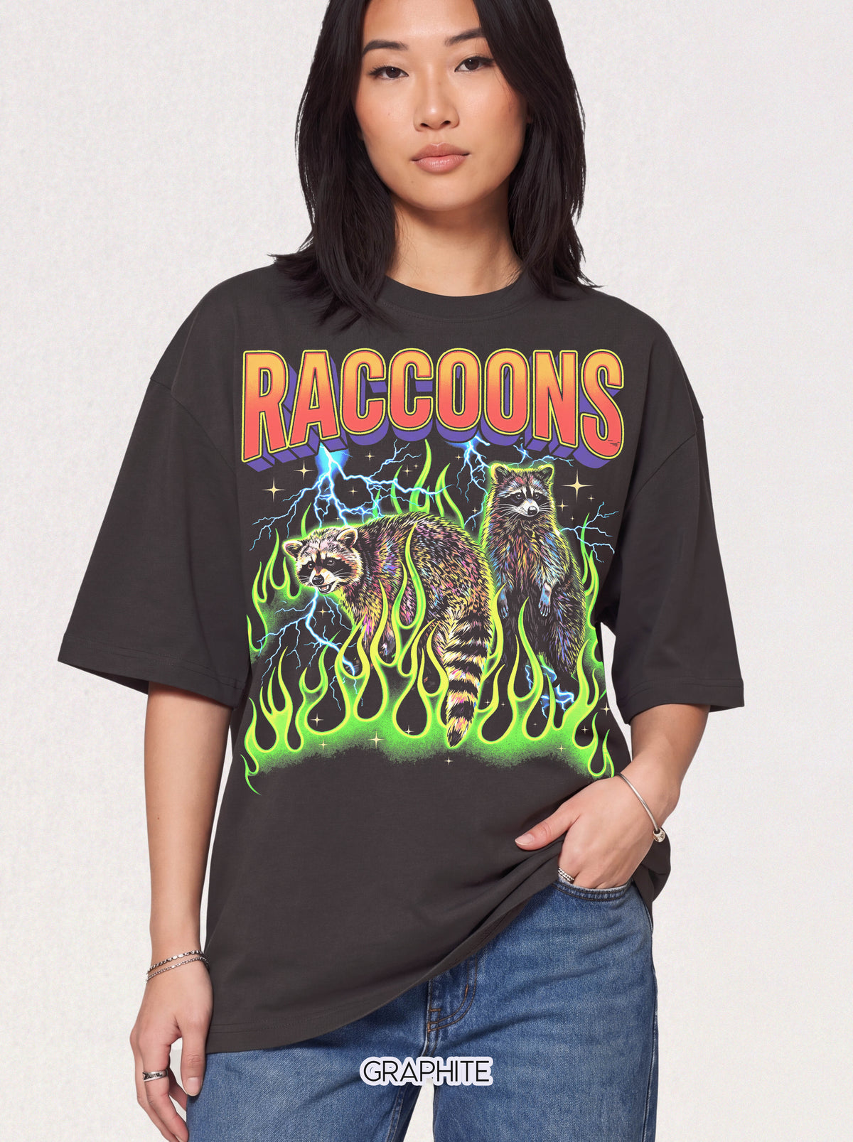 Retro Trash Panda Raccoons Classic Tee | 90s Vintage Gift