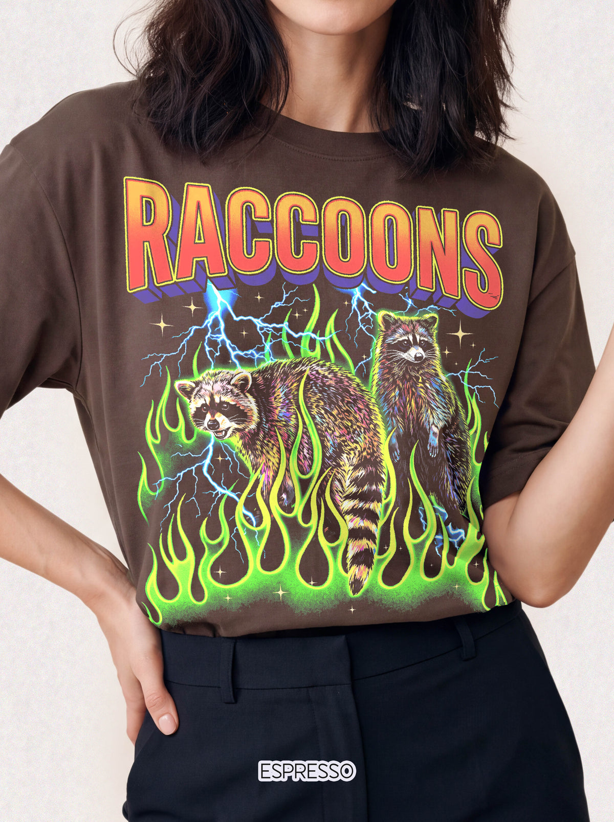 Retro Trash Panda Raccoons Classic Tee | 90s Vintage Gift