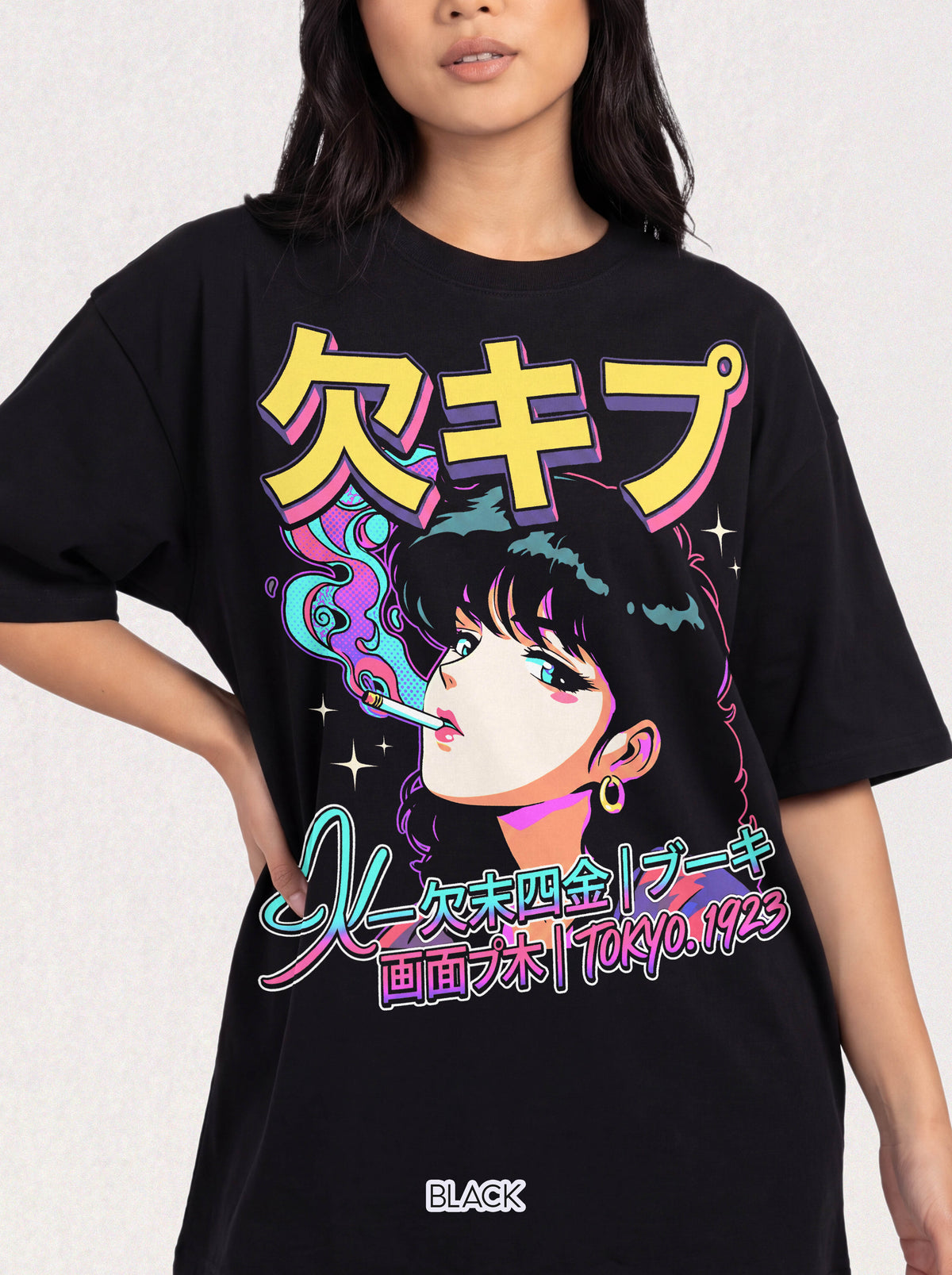 Tokyo 1923 Anime Girl T-Shirt - Japanese Pop Art Graphic Tee