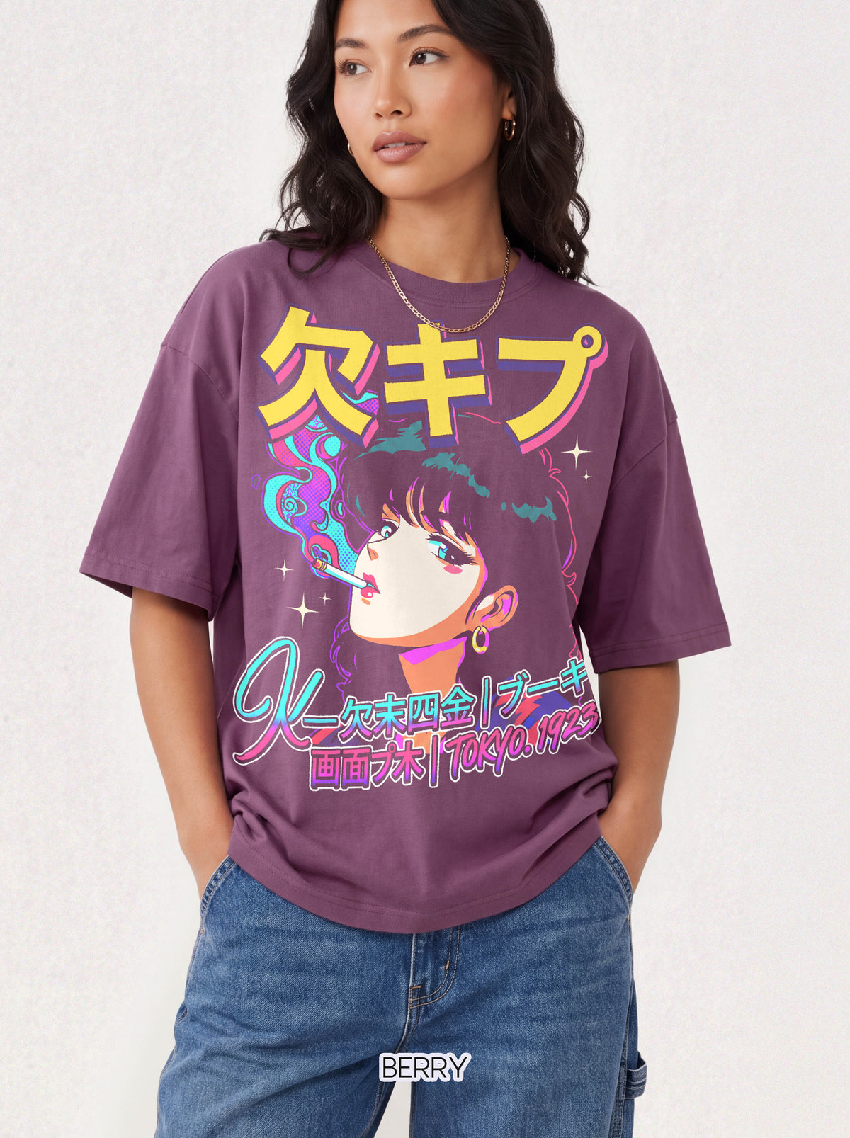 Tokyo 1923 Anime Girl Classic Tee | Japanese Pop Art Gift