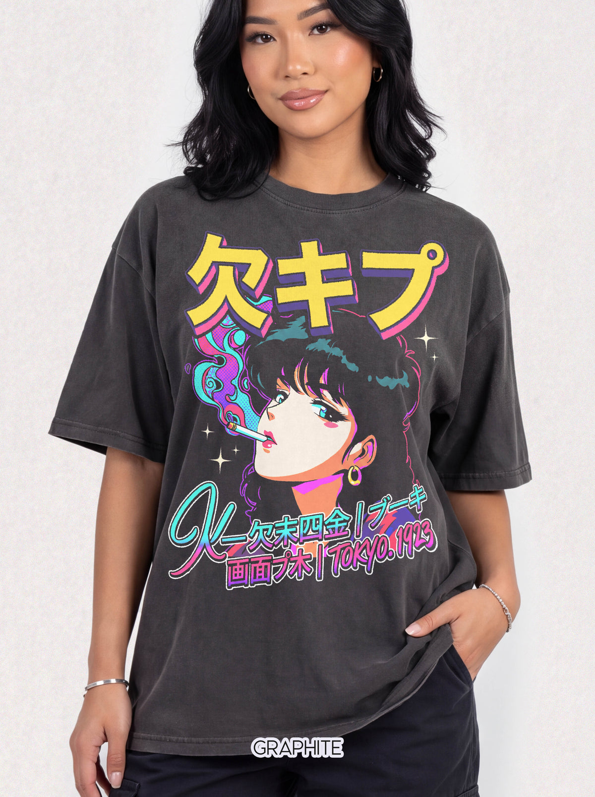 Tokyo 1923 Anime Girl Classic Tee | Japanese Pop Art Gift