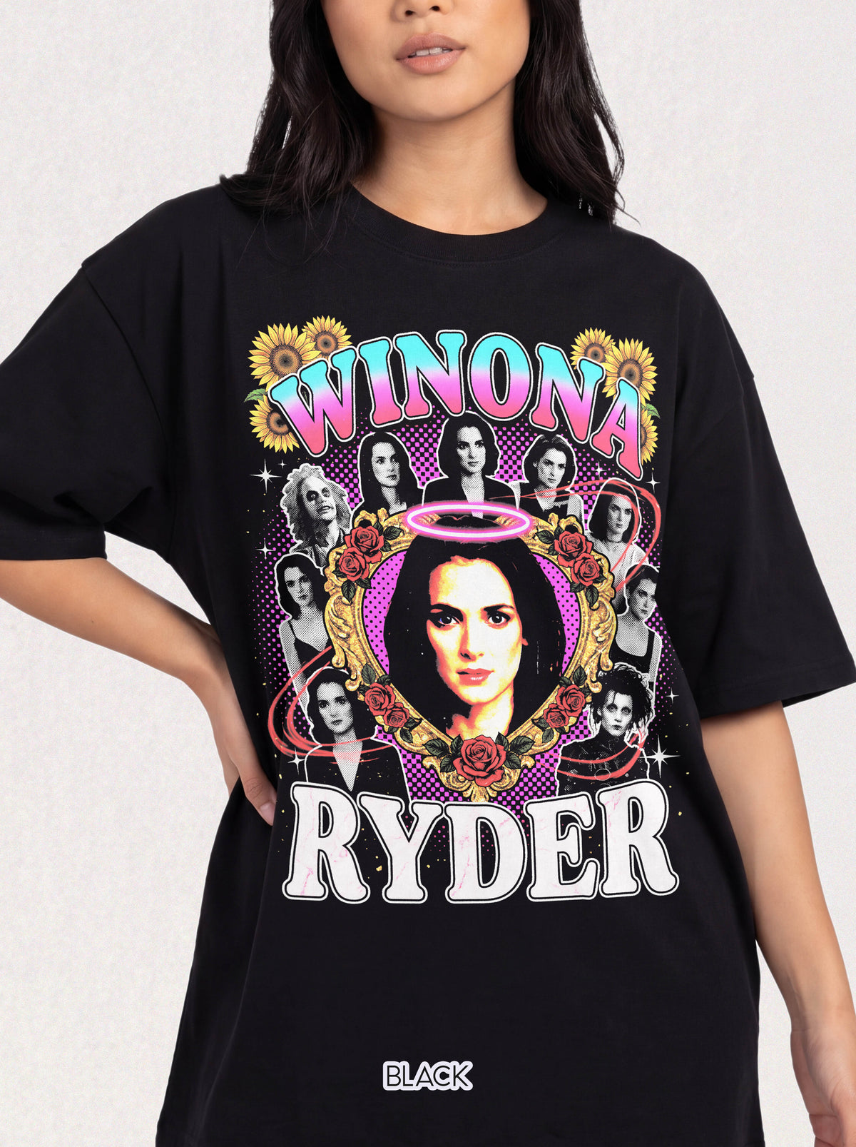 Winona Ryder T-Shirt - 90s Vintage Retro Actress Graphic Tee