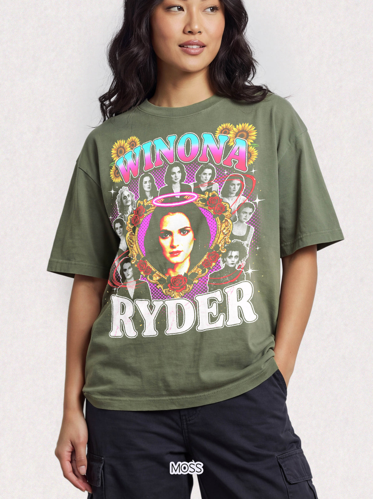 Winona Ryder Classic Tee | 90s Vintage | Retro Actress Gift