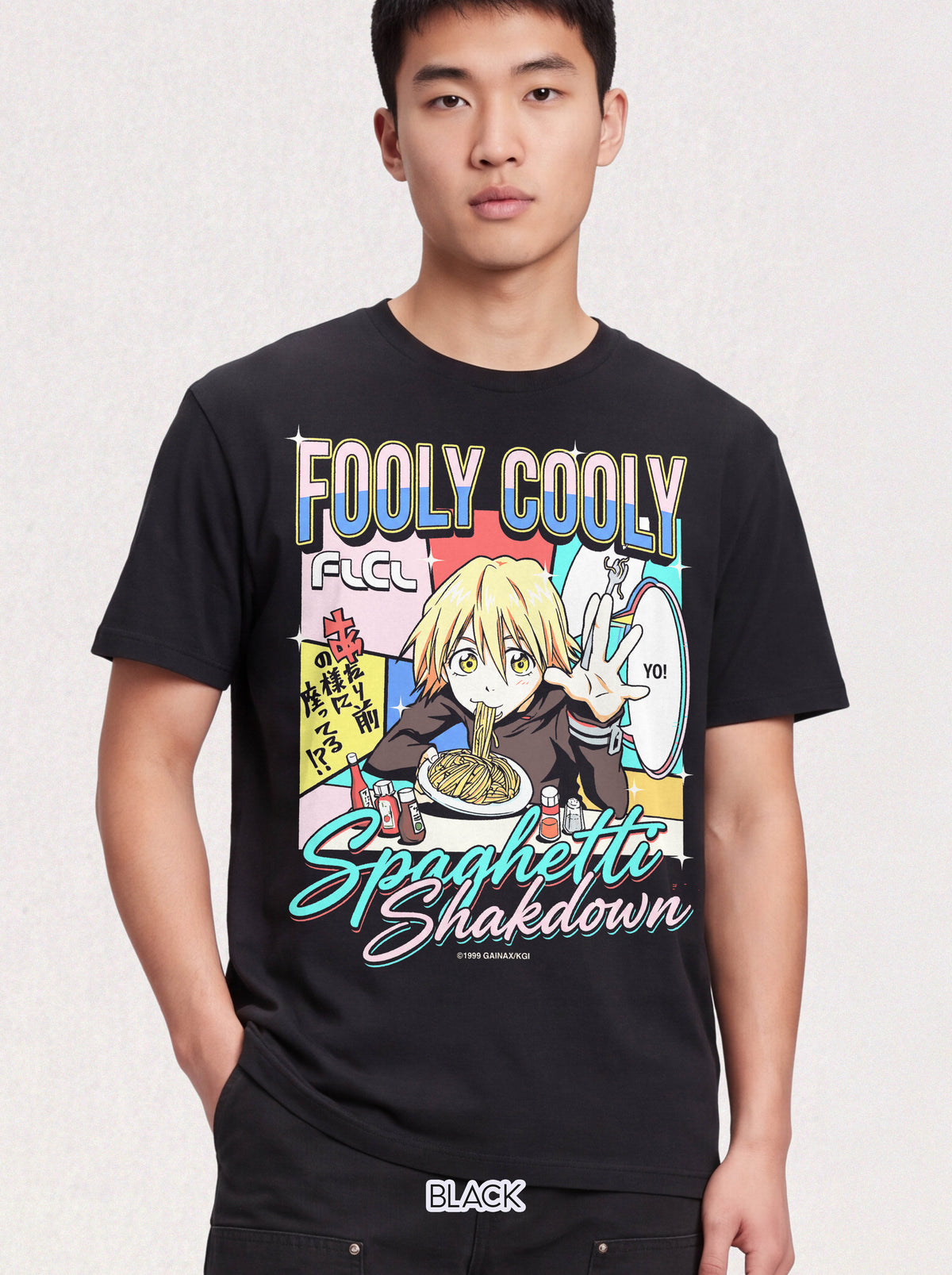 Retro Noodle Lover Anime T-Shirt - Japanese Boy Graphic Tee