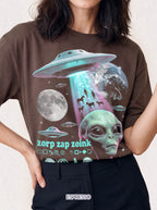 Zorp Zap Zoink Alien Classic Tee | UFO Abduction | Sci-Fi Space