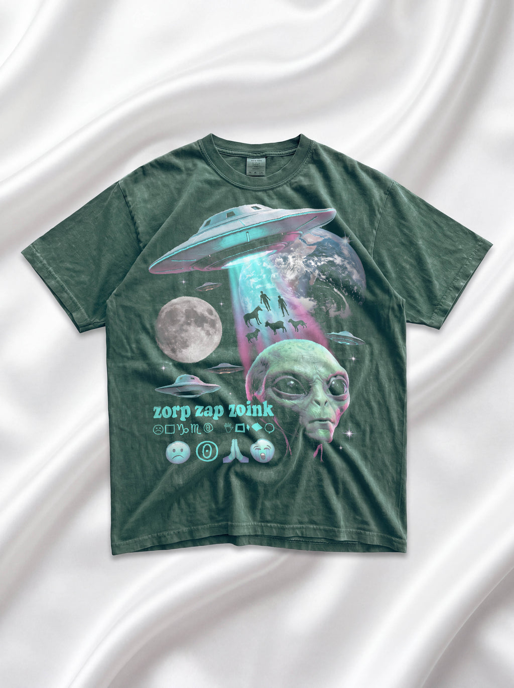 Zorp Zap Zoink Alien Classic Tee | UFO Abduction | Sci-Fi Space