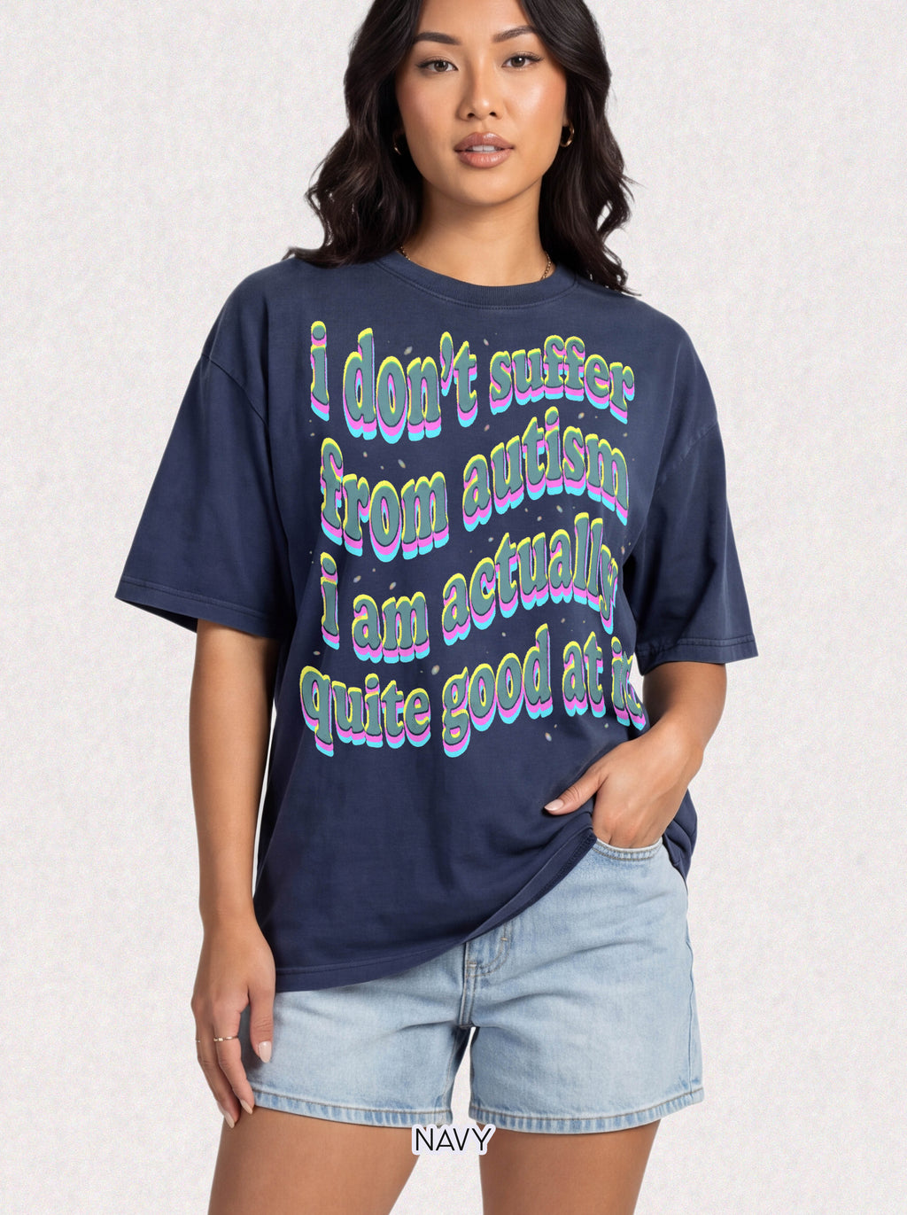 Quite Good At Autism Classic Tee | Neurodiversity Quote