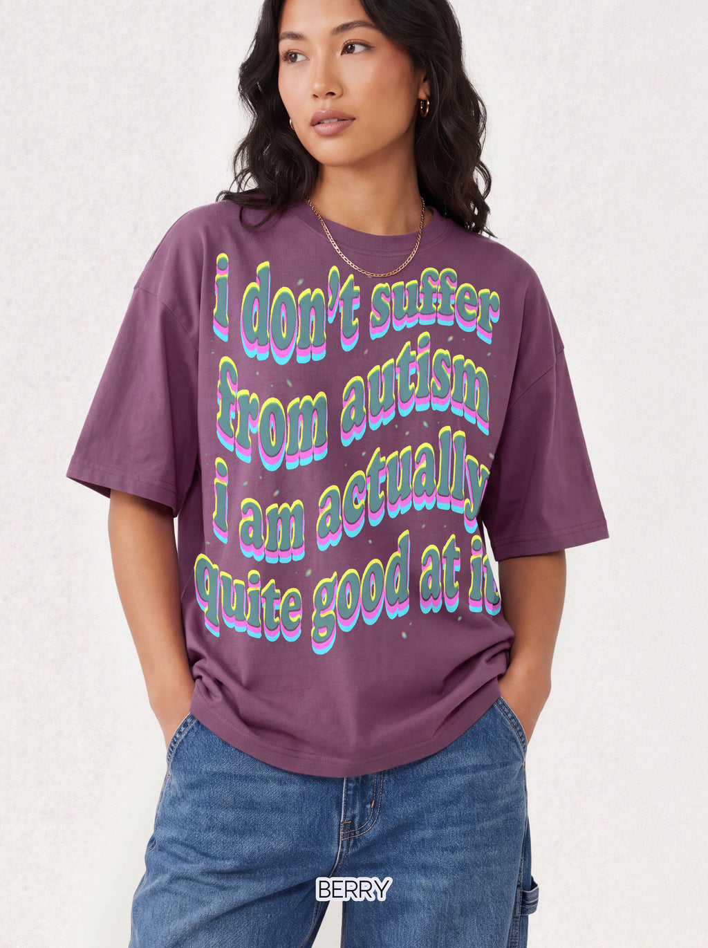 Quite Good At Autism Classic Tee | Neurodiversity Quote