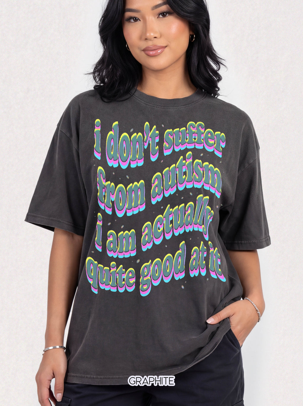 Quite Good At Autism Classic Tee | Neurodiversity Quote