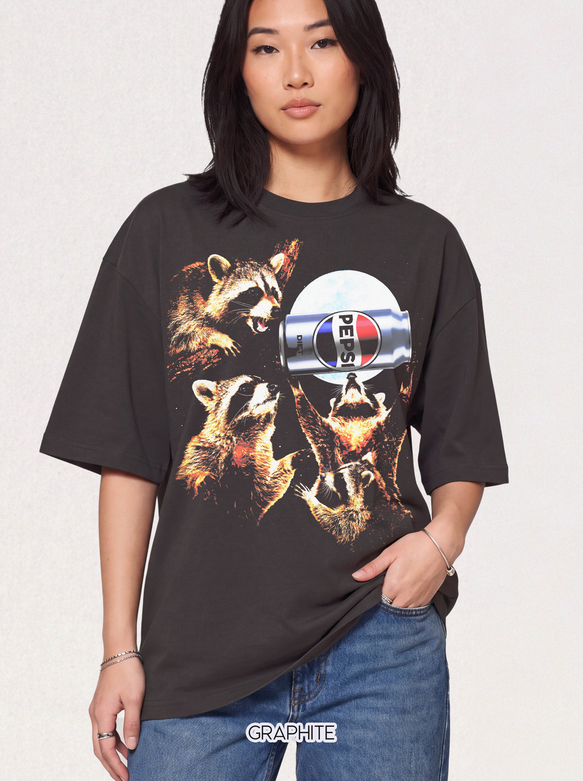 Raccoon Diet Pepsi Classic Tee | 90s Vintage | Funny Gift