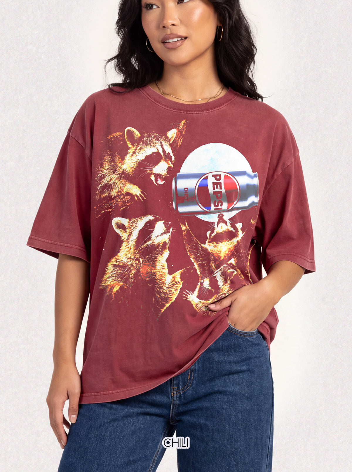 Raccoon Diet Pepsi Classic Tee | 90s Vintage | Funny Gift