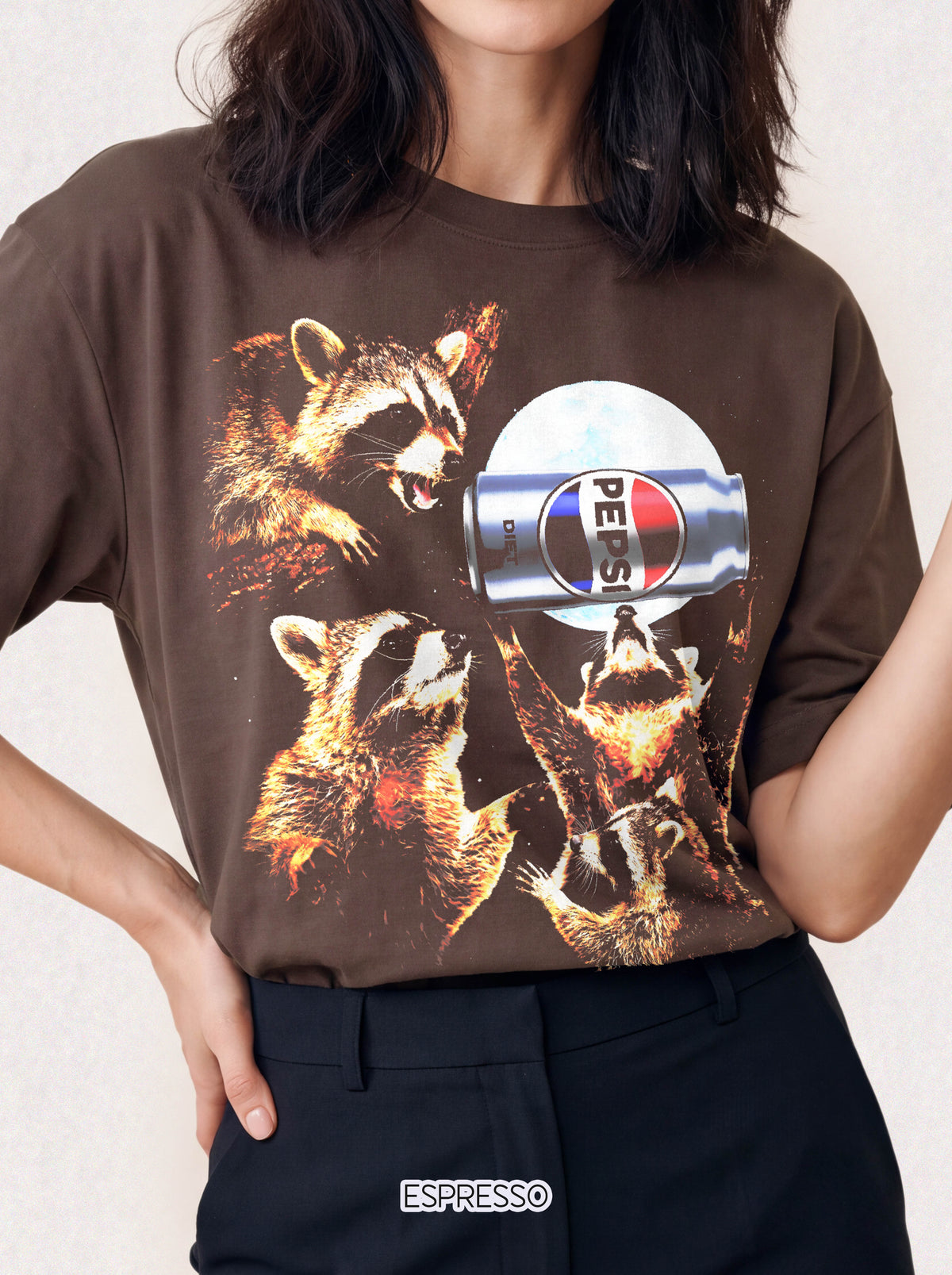 Raccoon Diet Pepsi Classic Tee | 90s Vintage | Funny Gift