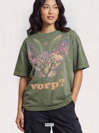 Vorp Alien Cat Classic Tee | Retro Sci-Fi | Sphynx Feline
