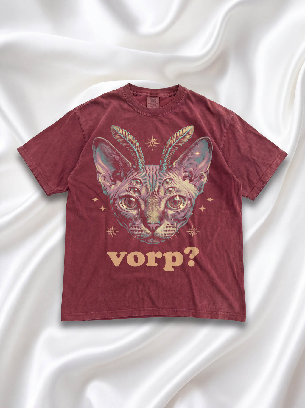 Vorp Alien Cat Classic Tee | Retro Sci-Fi | Sphynx Feline
